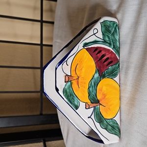 Talavera Napkin Holder Mexican Pottery